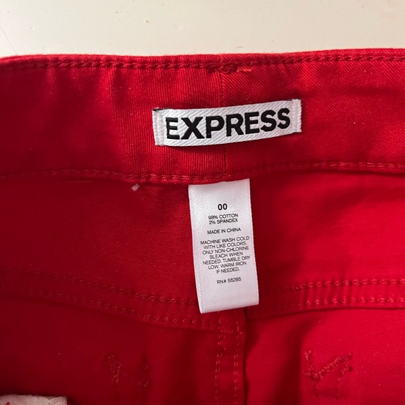 Express red skinny jeans - Picture 2 of 5